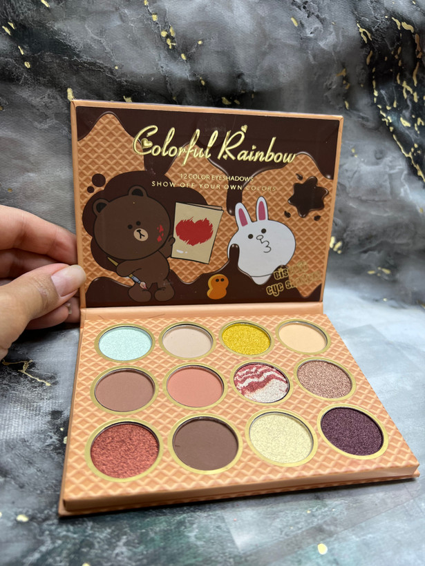 پالت سایه۱۲رنگ خرسی